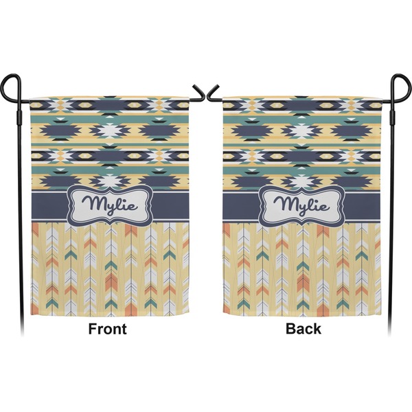 Tribal2 Garden Flag - Double Sided Front and Back