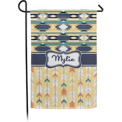 Tribal2 Small Garden Flag - Double Sided w/ Name or Text