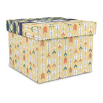 Tribal2 Gift Box with Lid - Canvas Wrapped - Large (Personalized)
