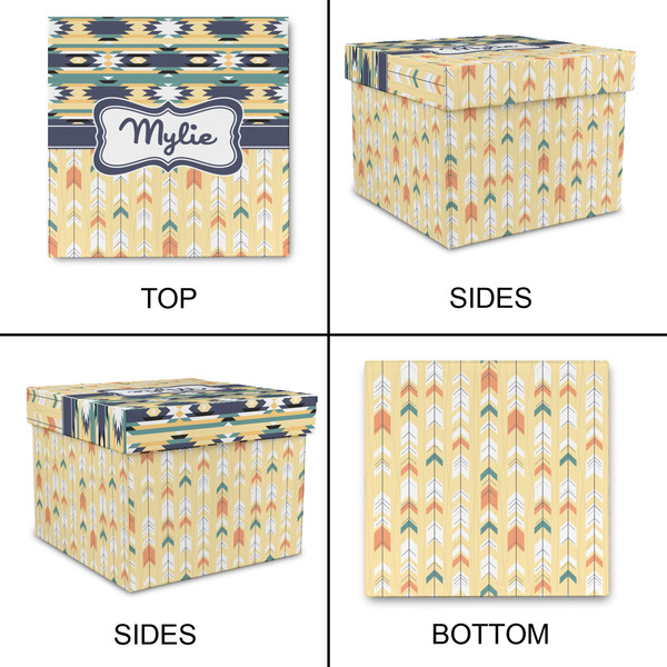 Tribal2 Gift Boxes with Lid - Canvas Wrapped - XX-Large - Approval