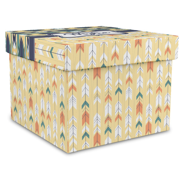 Custom Tribal2 Gift Box with Lid - Canvas Wrapped - XX-Large (Personalized)