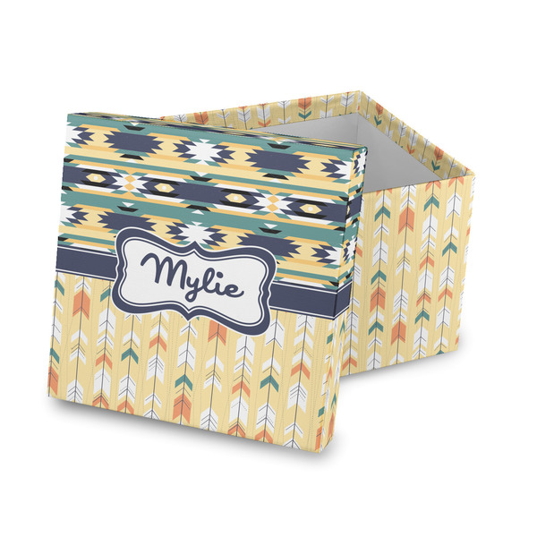 Custom Tribal2 Gift Box with Lid - Canvas Wrapped (Personalized)
