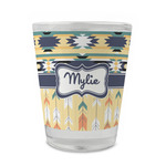 Tribal2 Glass Shot Glass - 1.5 oz - Set of 4 (Personalized)