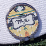 Tribal2 Golf Ball Marker - Hat Clip