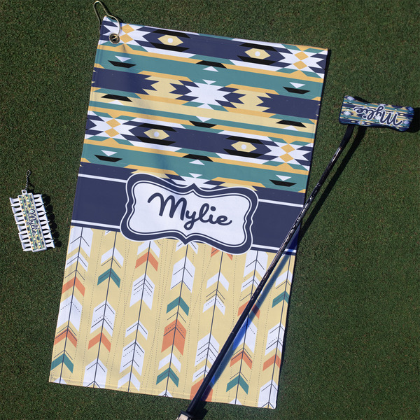 Custom Tribal2 Golf Towel Gift Set (Personalized)