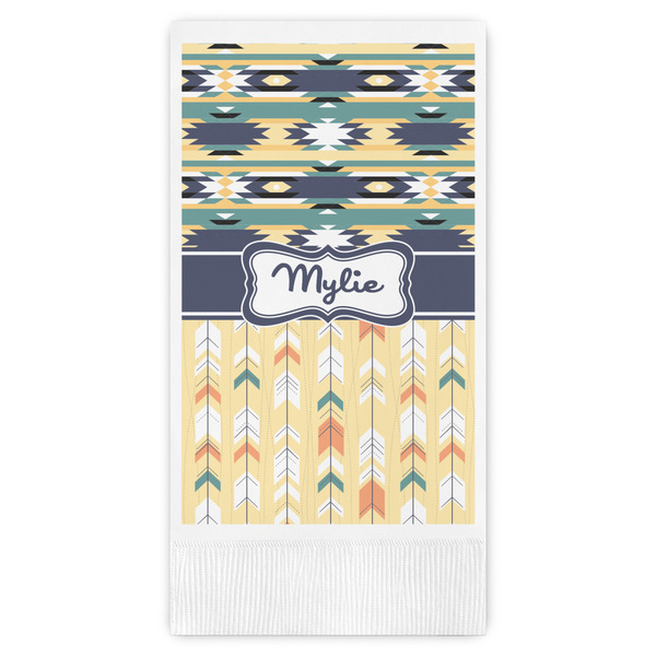 Custom Tribal2 Guest Paper Towels - Full Color (Personalized)