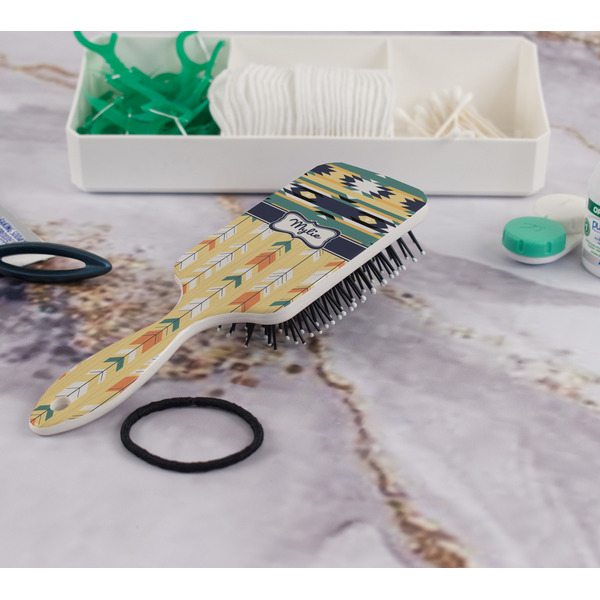 Tribal2 Hair Brush - In Bathroom