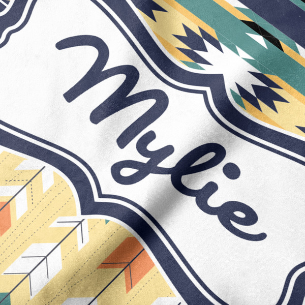 Tribal2 Hooded Baby Towel- Detail Close Up