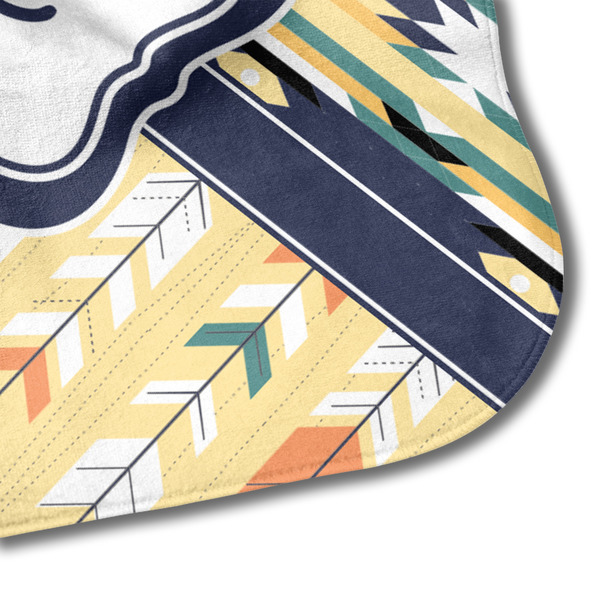 Tribal2 Hooded Baby Towel- Detail Corner