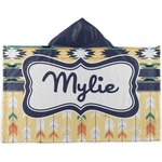 Tribal2 Kids Hooded Towel (Personalized)