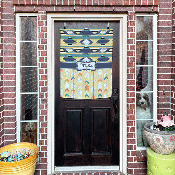 Tribal2 House Flags - Double Sided - (Over the door) LIFESTYLE