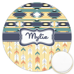 Tribal2 Printed Cookie Topper - 3.25" (Personalized)