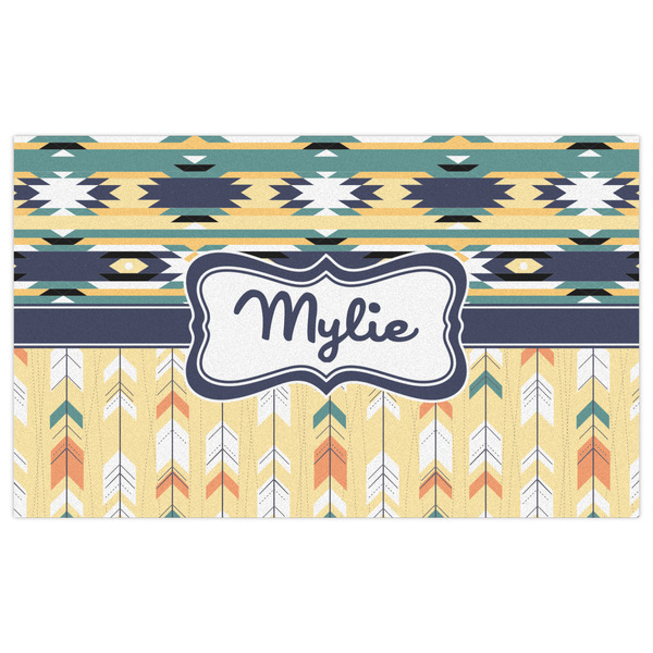 Tribal2 Indoor / Outdoor Rug - 3'x5' - Front Flat