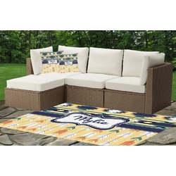 Tribal2 Indoor / Outdoor Rug - Custom Size w/ Name or Text