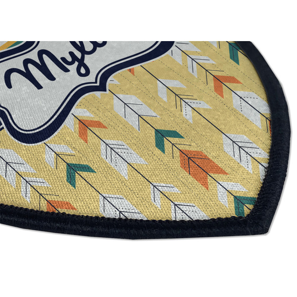 Tribal2 Iron on Shield 3 Detail