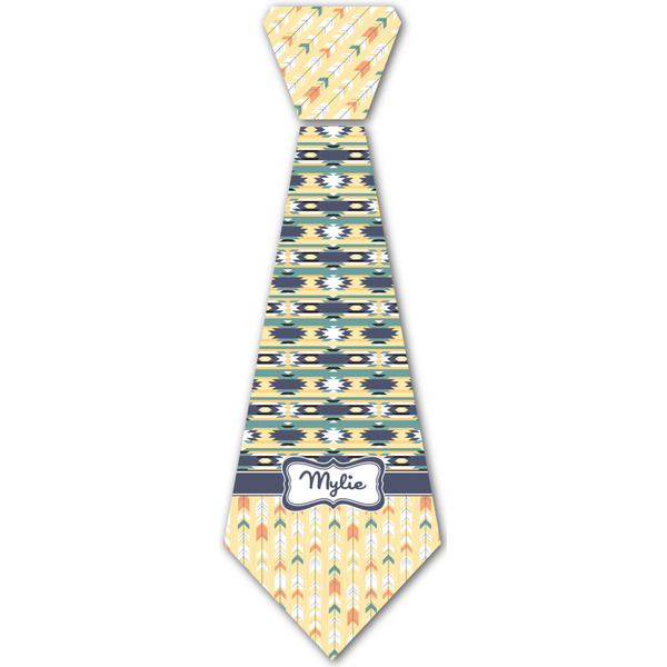Custom Tribal2 Iron On Tie - 4 Sizes w/ Name or Text
