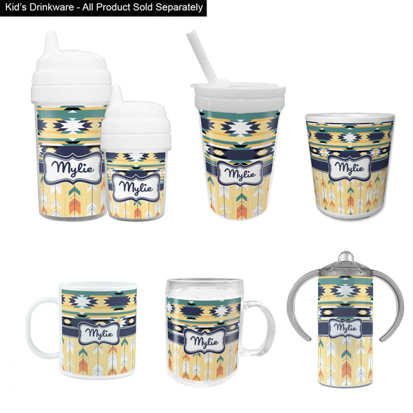 Tribal2 Kid's Drinkware - Customized & Personalized