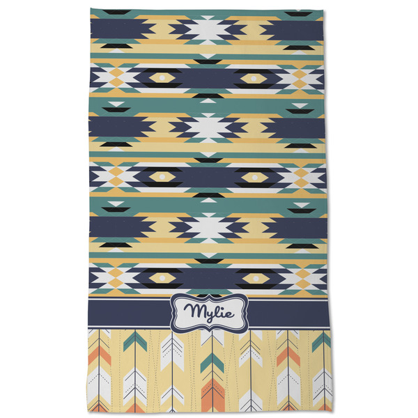 Tribal2 Kitchen Towel - Poly Cotton - Full Front