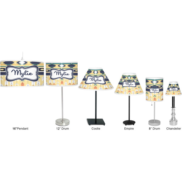 Tribal2 Lamp Full View Size Comparison