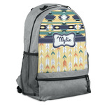 Tribal2 Backpack - Grey (Personalized)