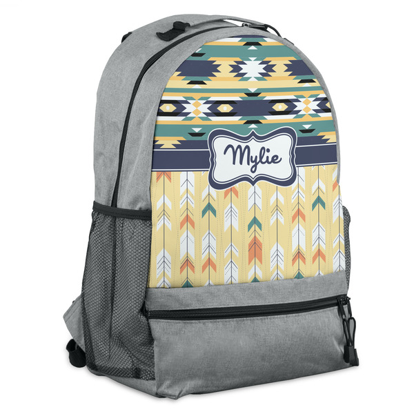 Custom Tribal2 Backpack - Grey (Personalized)