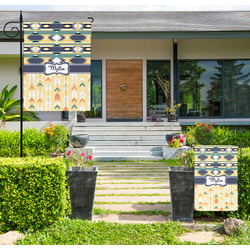 Tribal2 Large Garden Flag - Double Sided (Personalized)