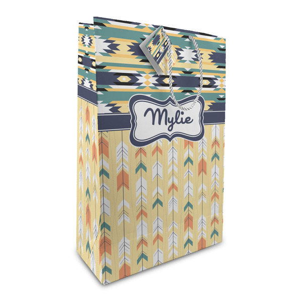 Custom Tribal2 Large Gift Bag (Personalized)