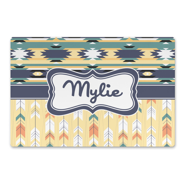 Custom Tribal2 Large Rectangle Car Magnet (Personalized)