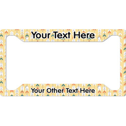 Tribal2 License Plate Frame (Personalized)