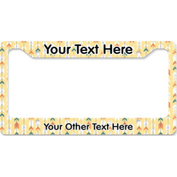 Tribal2 License Plate Frame - Style B (Personalized)
