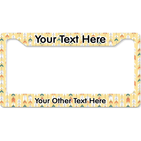 Tribal2 License Plate Frame Wide