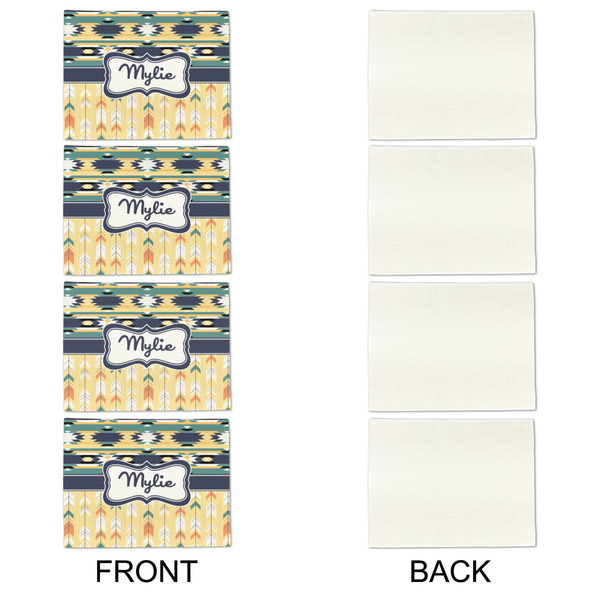 Tribal2 Linen Placemat - APPROVAL Set of 4 (single sided)