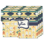 Tribal2 Linen Placemat w/ Name or Text