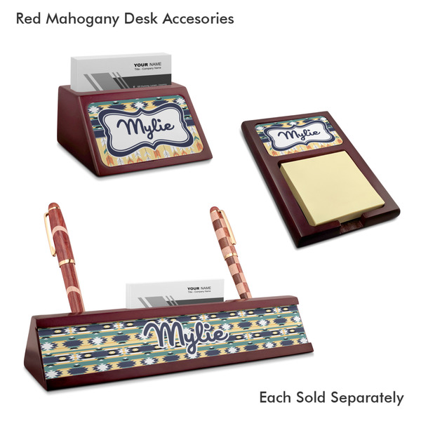 Tribal2 Mahogany Desk Accessories