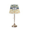 Tribal2 Poly Film Empire Lampshade - On Stand