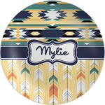 Tribal2 Melamine Plate (Personalized)