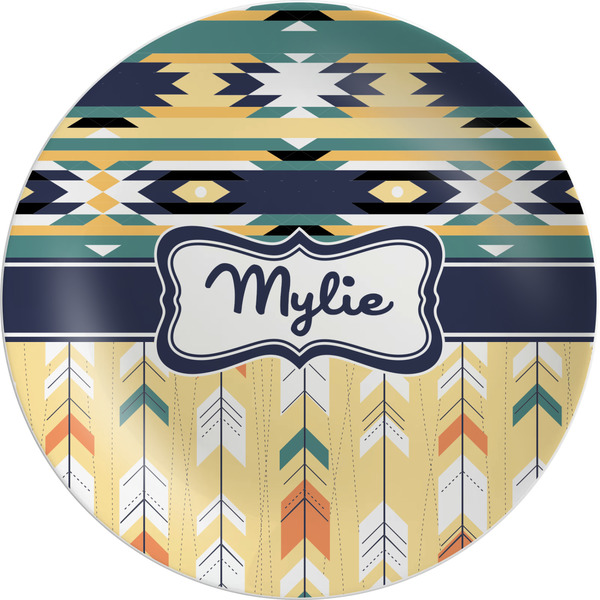 Custom Tribal2 Melamine Plate (Personalized)