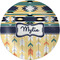 Tribal2 Melamine Plate 8 inches