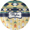 Tribal2 Melamine Plate (Personalized)