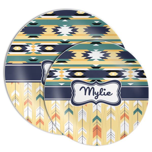 Tribal2 Melamine Plates - PARENT/MAIN