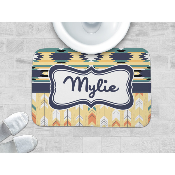 Tribal2 Memory Foam Bath Mat - LIFESTYLE 34x21