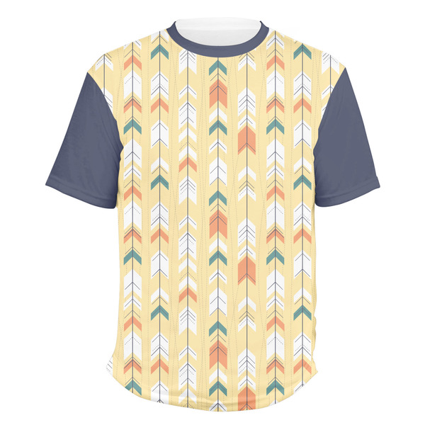 Custom Tribal2 Men's Crew T-Shirt - Medium