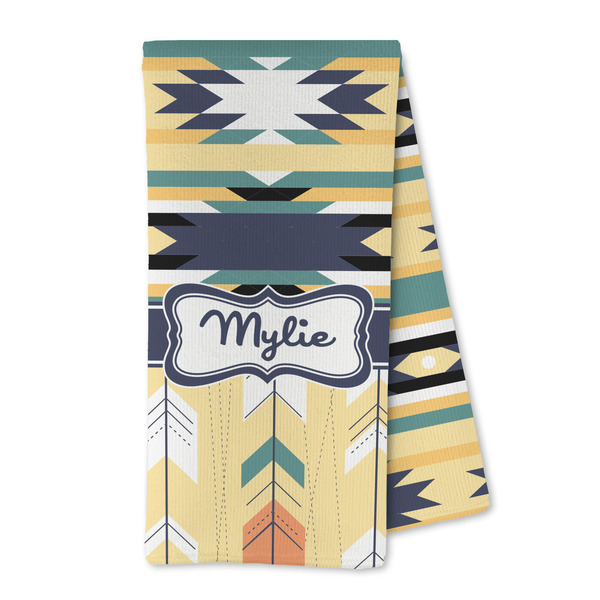 Custom Tribal2 Kitchen Towel - Microfiber (Personalized)