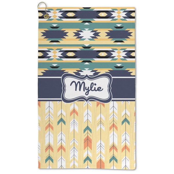 Custom Tribal2 Microfiber Golf Towel - Large (Personalized)