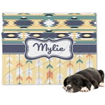 Tribal2 Dog Blanket - Large (Personalized)