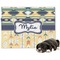 Tribal2 Dog Blanket - Large (Personalized)