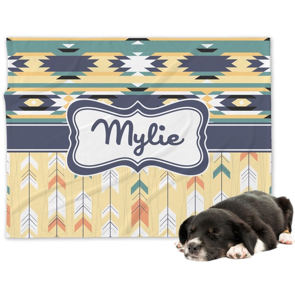 Custom Tribal2 Dog Blanket (Personalized)