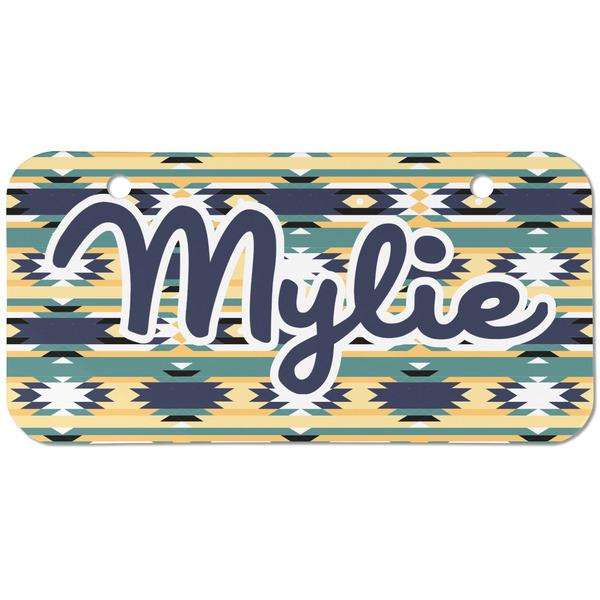 Custom Tribal2 Mini/Bicycle License Plate (2 Holes) (Personalized)