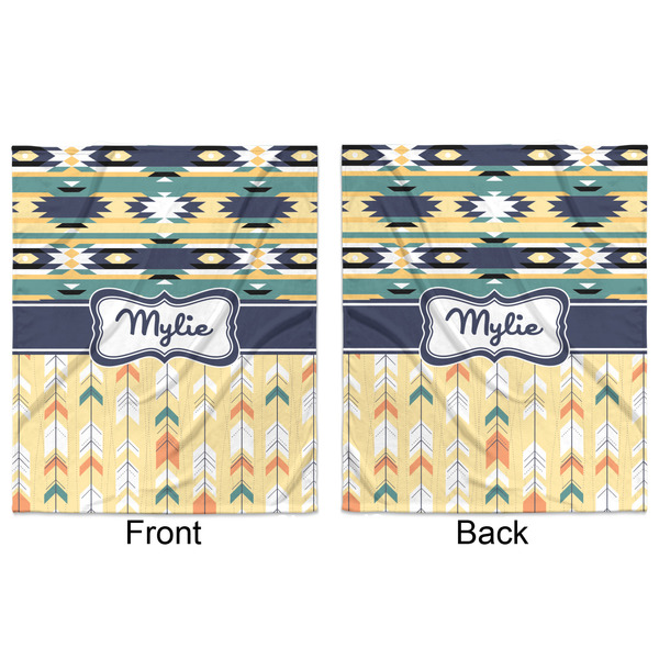 Tribal2 Minky Blanket - 50"x60" - Double Sided - Front & Back