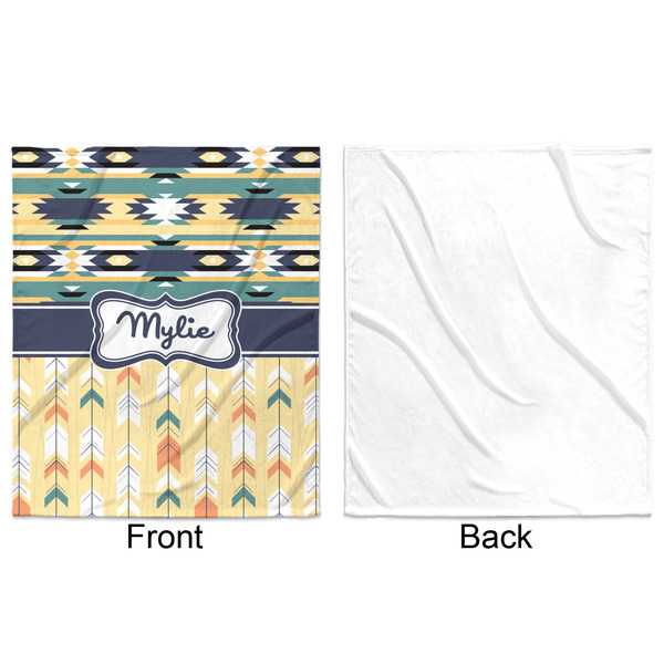Tribal2 Minky Blanket - 50"x60" - Single Sided - Front & Back